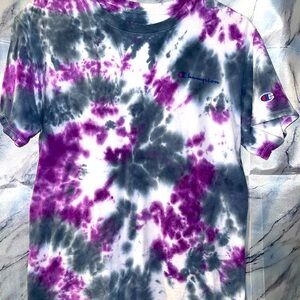 Champion tie dye t shirt